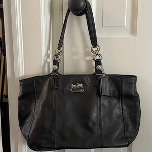 Black & Silver Coach bag